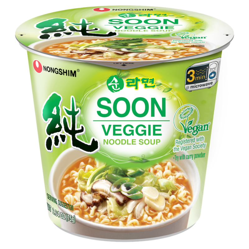 Mì Chay Ly Nongshim Soon Vegie Cup 68Gr